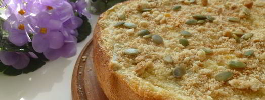 шарлотка с тыквой и печеньем. Шаг 3