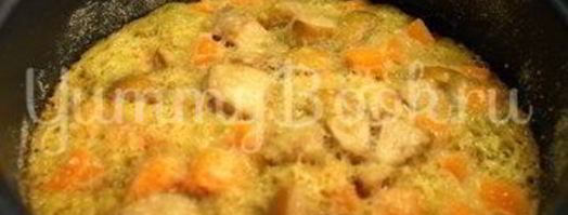 шарлотка с тыквой и яблоками в мультиварке. Шаг 6