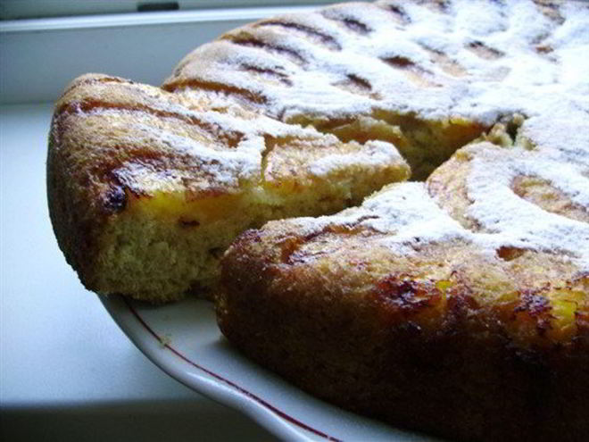 Рецепт шарлотки с вишней