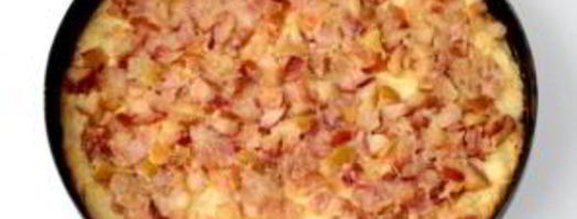 шарлотка с яблоками и безе. Шаг 8