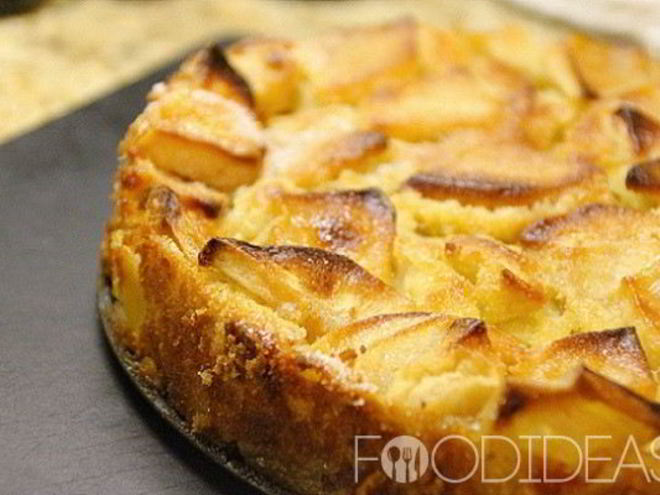 Рецепт шарлотки с яблоками и грушами