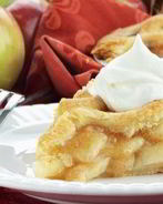 Шарлотка с яблоками на сметане