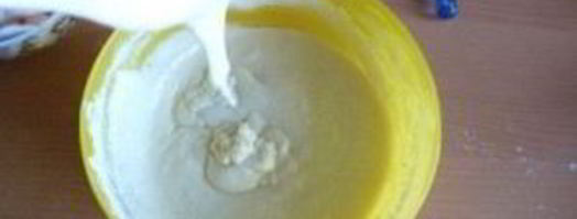 шарлотка с яблоками на сметане. Шаг 4