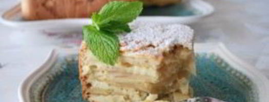 шарлотка с яблоком. Шаг 11