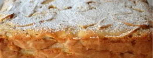 шарлотка с яблоком. Шаг 10