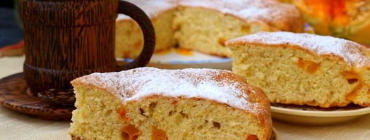 шарлотка с запеченной тыквой. Шаг 8