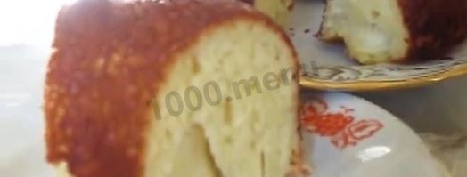 шарлотка творожная с творогом в духовке. Шаг 8