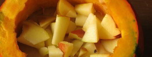 шарлотка в тыкве. Шаг 8