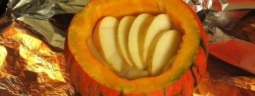 шарлотка в тыкве. Шаг 9