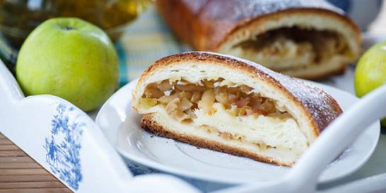Штрудель с яблоками