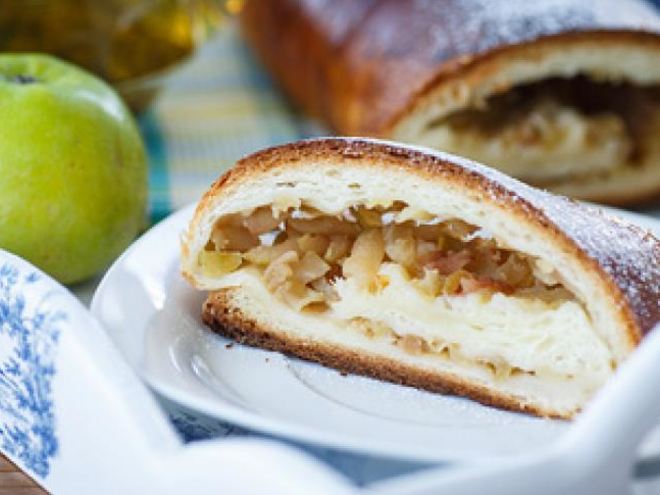 Рецепт штруделя с яблоками