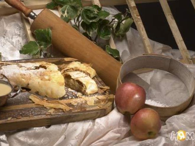 Рецепт яблочного штруделя