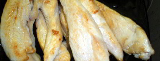 слойка с белым мясом птицы и луково-брусничным конфитюром. Шаг 4