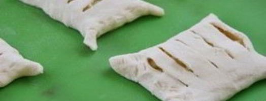 слойки из готового слоеного теста. Шаг 7