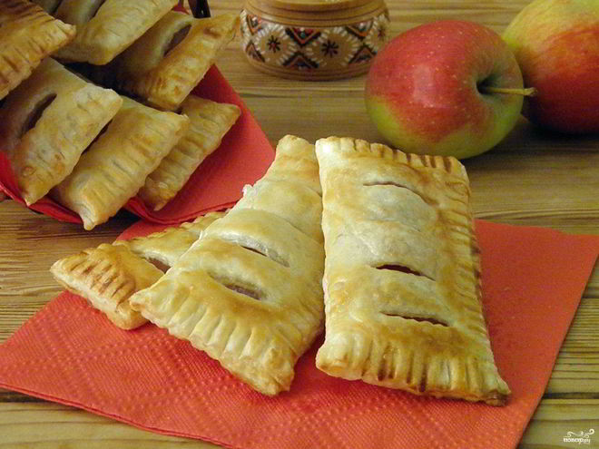 Рецепт слоек из слоеного бездрожжевого теста