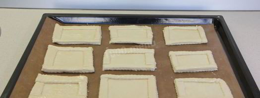 слойки коробочки с начинкой. Шаг 3