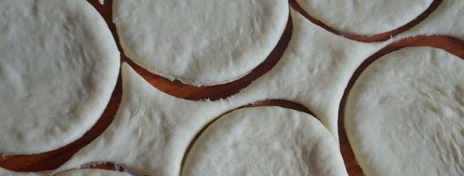 слойки с бананом и пастилой. Шаг 2