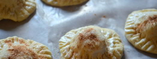 слойки с бананом и пастилой. Шаг 4