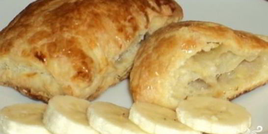 Слойки с бананом