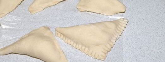 слойки с горбушей и яйцом. Шаг 4