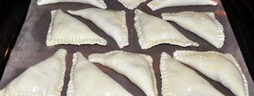 слойки с горбушей и яйцом. Шаг 5