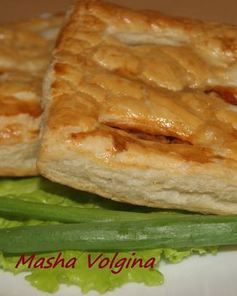 Слойки с капустой и яйцом