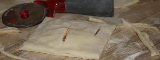 слойки с капустой и яйцом. Шаг 7