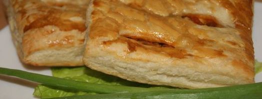 слойки с капустой и яйцом. Шаг 9