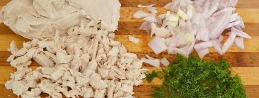 слойки с курицей. Шаг 4