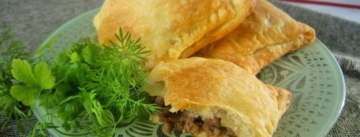 слойки с мясом. Шаг 4