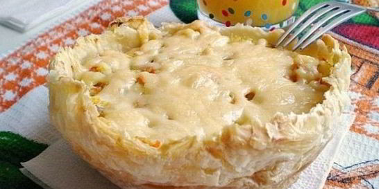 Слойки с рыбой