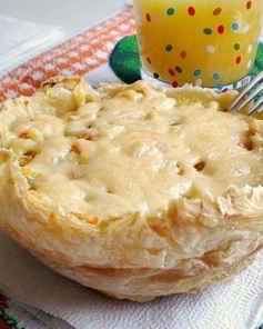 Слойки с рыбой