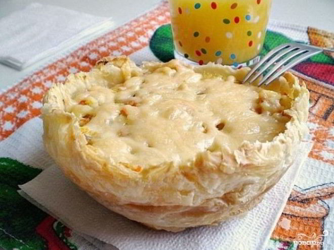 Рецепт слоек с рыбой