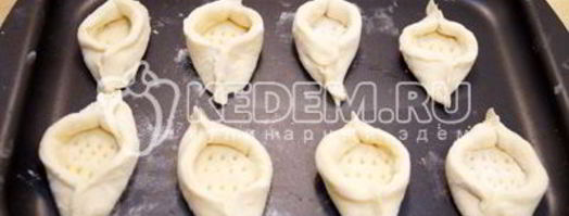 слойки с сырной пастой. Шаг 3