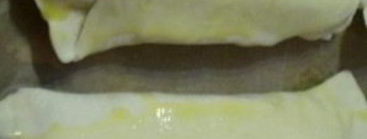 слойки с сыром и сосисками. Шаг 6