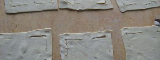 слойки с тыквой и грецким орехом. Шаг 2