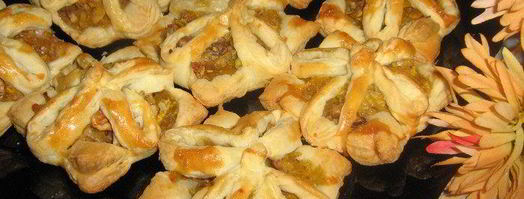 слойки с тыквой и грецким орехом. Шаг 4