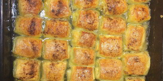 Слойки с яблоками и спрайтом