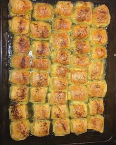 Слойки с яблоками и спрайтом