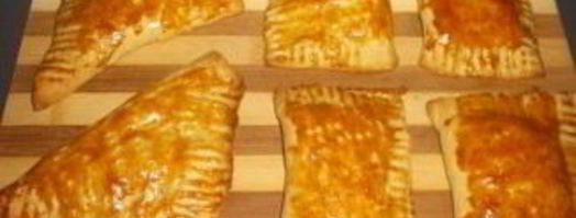 слойки с яблоками из дрожжевого теста. Шаг 7