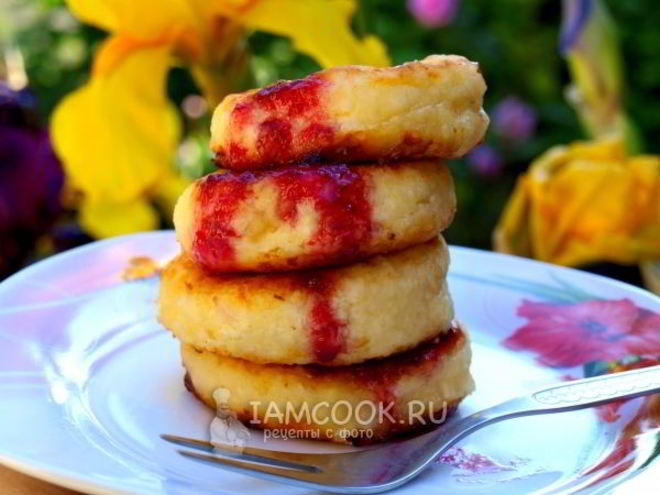 Рецепт кокосовых сырников с бананом