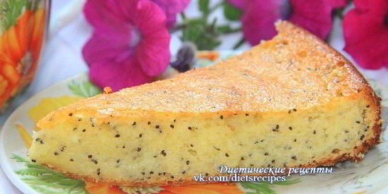 Маковый творожник