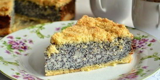 Немецкий маковый творожник