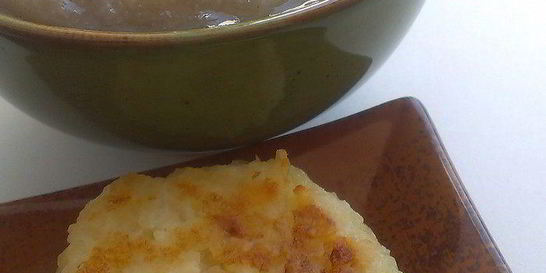 Саксонские творожники с яблочным муссом