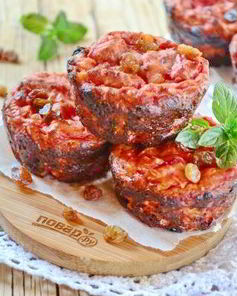 Свекольные сырники в духовке