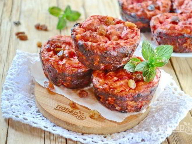 Рецепт свекольных сырников в духовке