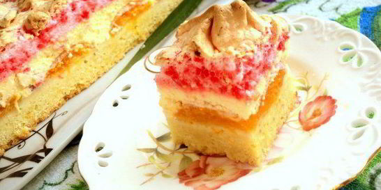 Сырник с фруктами