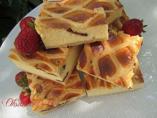 Рецепт сырника с песочным тестом солнышко