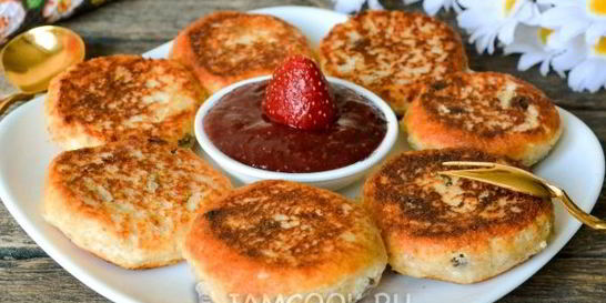 Сырники без муки на сковороде