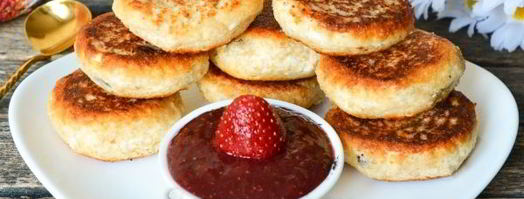 сырники без муки на сковороде. Шаг 13